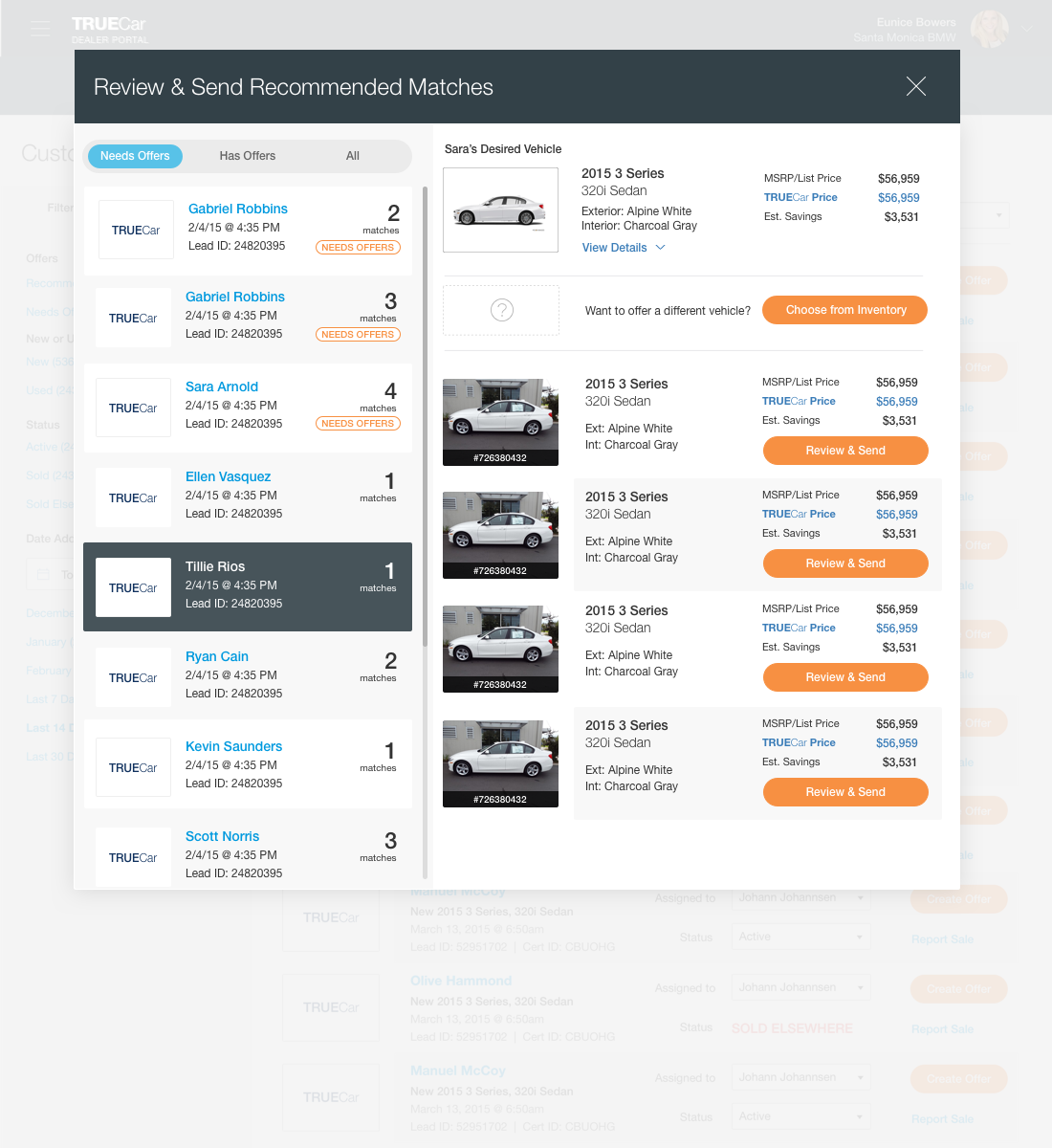 Deal prioritization dashboard