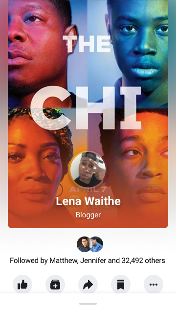 Story consumption within the profile experience