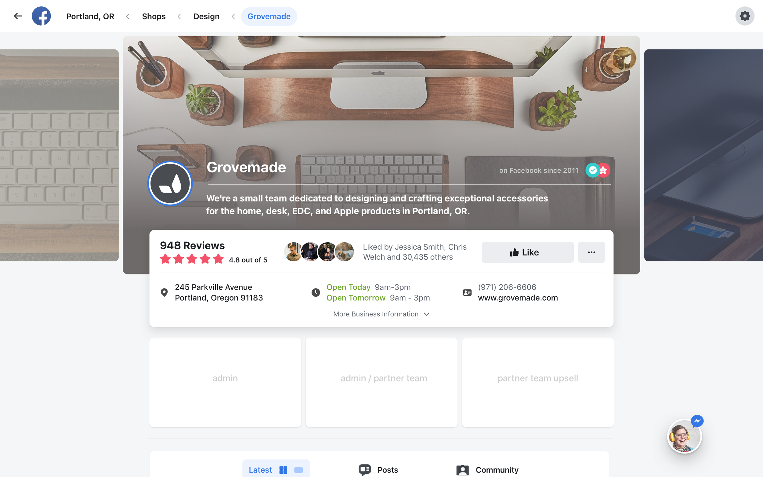 Banner content expansion with swipe