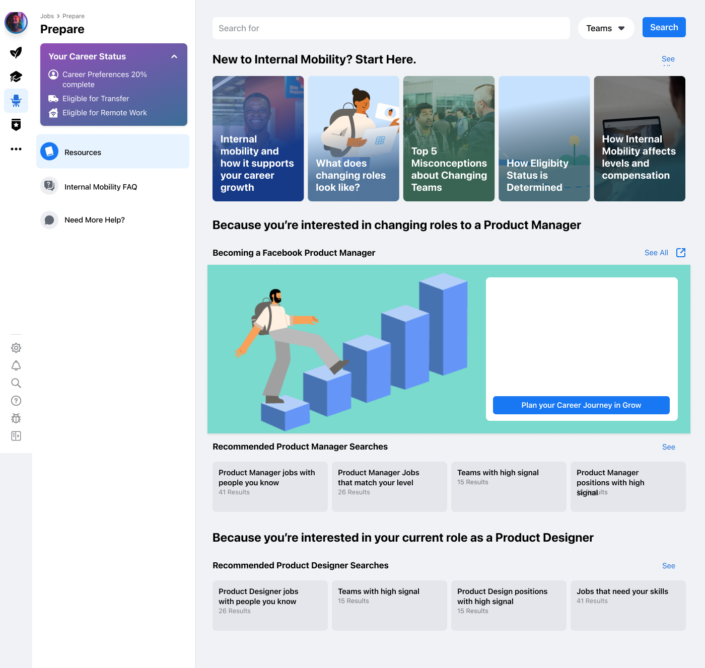 Jobs Prepare Resources