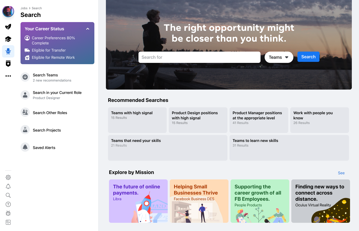 Jobs Search Landing Hero